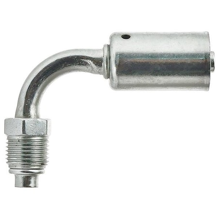 Truckair Fitting - Steel - Bl - Std -, Beadlock Standard, Config: Male Oring, Angle: 90 Degree, Material 08-5961BS
